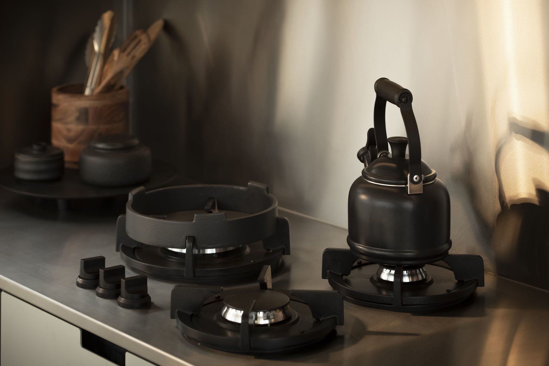 3 PITT cooking gas burners